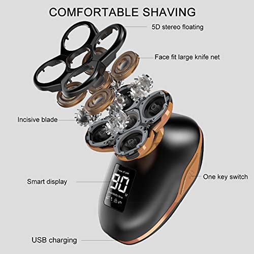 5 in 1 çok fonksiyonlu tıraş makinesi Elektrikli Tıraş makinesi erkekler jileti, ıslak ve kuru güvenlik jilet elektrikli saç