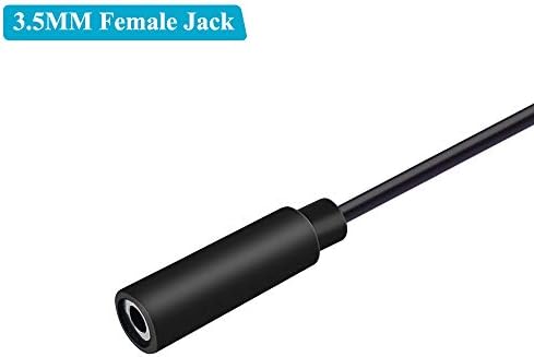 Fancasee (4 Paket) yedek 3.5 mm Dişi Jack Çıplak Tel Açık Uçlu TS 2 Kutuplu Mono 1/8 3.5 mm Jack Fiş Konnektörü Ses Kablosu
