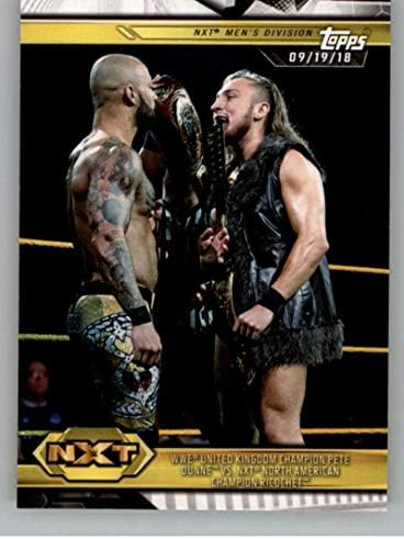 2019 Topps WWE NXT 52 Pete Dunne Güreş Ticaret Kartı
