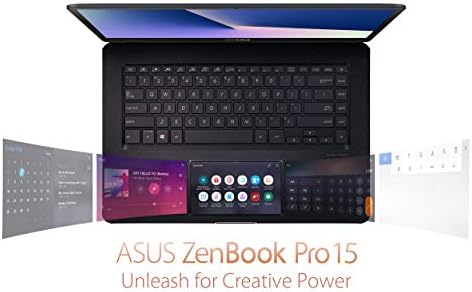 ASUS ZenBook Pro 15 Dizüstü Bilgisayar, 15.6 UHD 4K Dokunmatik, Intel Core i9-8950HK, NVIDIA GeForce GTX 1050 Ti, 16GB DDR4