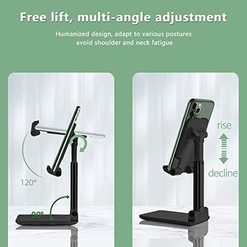 Katlanabilir Cep telefonu Standı Açı Yüksekliği Ayarlanabilir Tablet Standı Uygun Şarj Masası telefon tutucu Cradle Dock Alüminyum