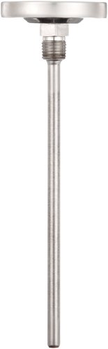 NOSHOK 100 Serisi 304 Paslanmaz Çelik Çift Ölçekli Bi Metal Termometre ile Geri Montaj, 2-1 / 2 Kök, 1/4 NPT Bağlantı, 2 Dial,