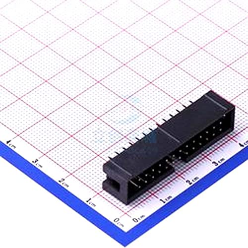 5 Adet Çift Sıra Pitch 2.54 mm 2x13 P Tel-to-Board/Tel-to-Tel Bağlayıcı Delikten, P = 2.54 mm-Bağlayıcı Erkek pin 0.100 2.54