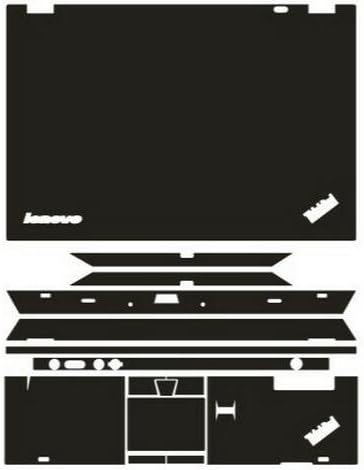 Özel Siyah Deri Cilt çıkartmaları etiketler Kapak guard Için Lenovo Thinkpad T430 14-inç