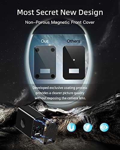 2K Gizli Kamera Şarj Cihazı-Geniş Açılı Casus Kamera Şarj Cihazı-Gece Görüş Dadı Kamerası-Yüksek Çözünürlüklü Casus Kamera-WiFi