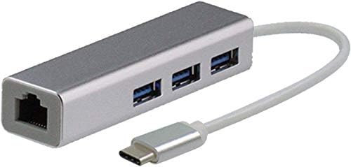 Broonel USB Ethernet, USB Ağ Adaptörü,Çoklu USB 3.0 Bağlantı Noktalarına Sahip LAN Adaptörü HP Spectre x360 15-df1010na 4K