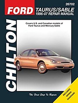 Chilton Ford Taurus / Sable 1996-2007 Onarım Kılavuzu (26702)