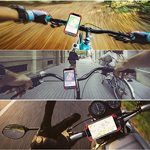 Bisiklet Telefon Dağı (2 paketi) - Trkimal Evrensel Ayarlanabilir Cep telefon tutucu için Bisiklet Motosiklet ile Uyumlu iPhone