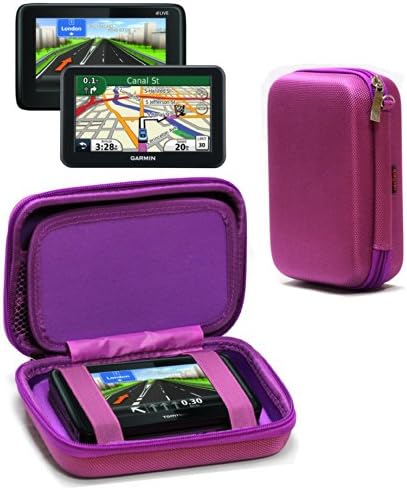 Navitech Mor GPS / Uydu Navigasyon Sert Taşıma Çantası Kapak Tomtom GO Professional 620 ile Uyumlu