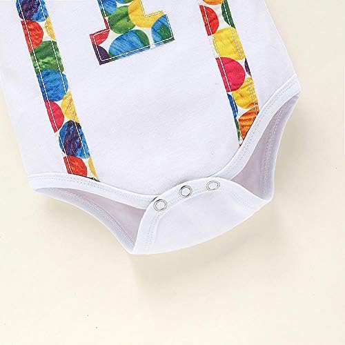 Bebek Erkek 1st Doğum Günü Pastası Smash Kıyafet Papyon Romper Jartiyer Şort Pantolon resmi kıyafet Giysileri Fotoğraf Çekimi