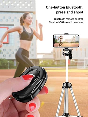 YUEBAJUN 4 Paketi Bluetooth Uzaktan Kumanda Kamera Kablosuz Özçekim Deklanşör Kontrolü için iPhone / Android Fotoğraf ve Video