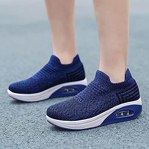 Kadın rahat yürüyüş ayakkabısı, 2021 Moda Rahat kanvas makosen ayakkabılar Rahat Yaz Seyahat Günlük Sneaker Ayakkabı Üzerinde