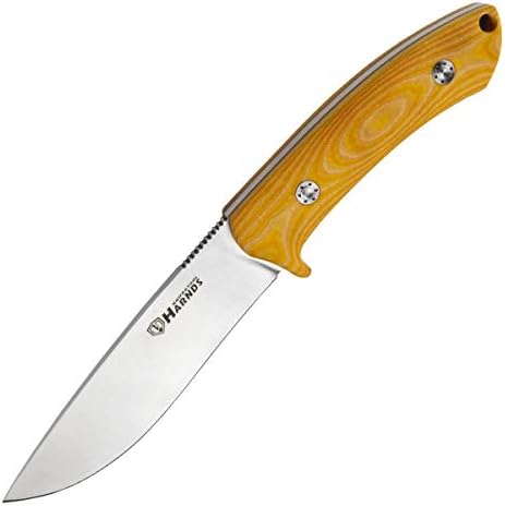 Harnds Çöl Tilkisi Hk5006 Sabit Bıçak Bıçağı; G10 Sapının 3 Renk Seçeneği; Deri Kılıf