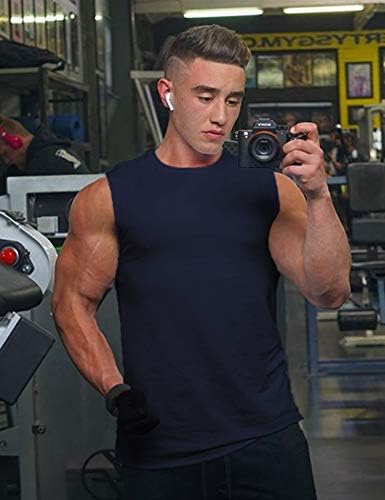 COOFANDY erkek Egzersiz Tank Top Kolsuz Kas Gömlek Spor Eğitim Spor Atletik Spor Vücut Geliştirme Tee