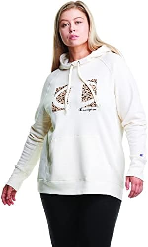 Şampiyon Kadın Powerblend Polar Hoodie, Büyük C Grafik Logosu