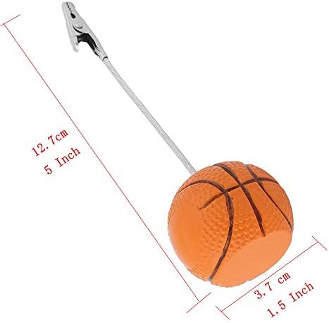 Xiaoyztan Basketbol Reçine Bankası Timsah Klip Yer Kart Tutucu, Masa Memo Numarası Adı Kart Tutucu, 5 paketi