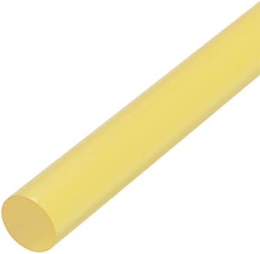 uxcell Mini Sıcak Tutkal Tabancası Çubukları Tutkal Tabancaları için 11 inç x 0.27 inç, sarı Şeffaf 30 adet