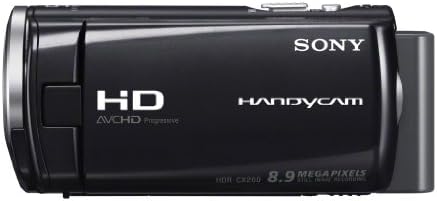 Sony HDR-CX260V 30x Optik Zoom ve 16 GB Gömülü Belleğe Sahip Yüksek Çözünürlüklü Handycam 8.9 MP Video Kamera (Siyah) (2012