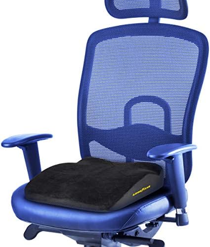 Goodyear 1011-Araba veya Ofis Koltuğu için ekstra yumuşak ve kavisli koltuk minderi / siyah (GY1011)
