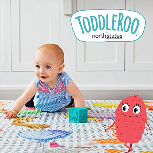Toddleroo by North States Köpük Koruyucu Seti | 12 ft içerir. Köpük Kenar rulo ve 4 Köpük Köşe Koruyucular | Hiçbir Alet Gerekli
