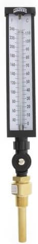 3-1/2 TİM Endüstriyel 9İT Termometre w / Alüminyum Kasa (30 ° F ila 240°F ve 0 ° C ila 115°C)