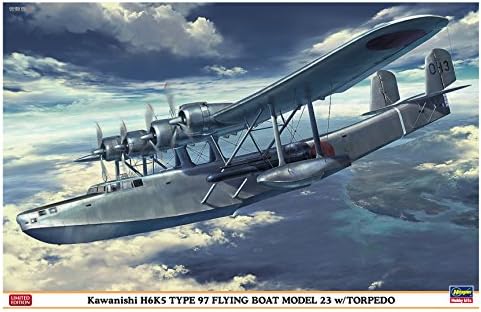 Hasegawa 1: 72 Ölçekli Kawanishi H6K5 Tipi 97 Uçan Tekne 23 Torpido Modeli Kiti ile