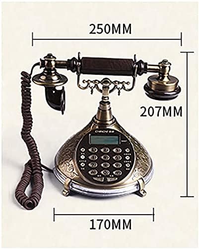 ALİSALQ Retro Sabit Avrupa Antika Sabit Telefon Retro Ofis Aile Ev Yaratıcı Koltuk Tipi Sabit Sabit Telefonlar