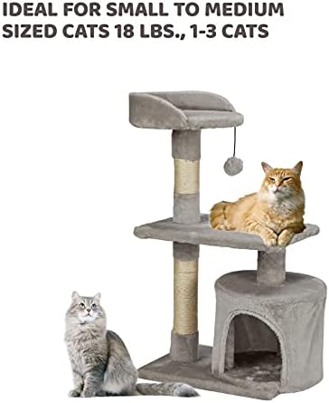 PEEKAB Kedi Ağacı Kınamak Tırmalama Direkleri Çok Platformlu Yavru Kedi Kulesi ve Kapalı Yavru Kedi ve Küçük Kediler için Sarkan