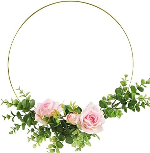 VİCASKY 1 Takım 5 Adet DIY Dream Catcher Circles Demir Çiçek Aksesuar Altın Craft Hoop Yüzük Yapımı için Düğün Çelenk ve Dream