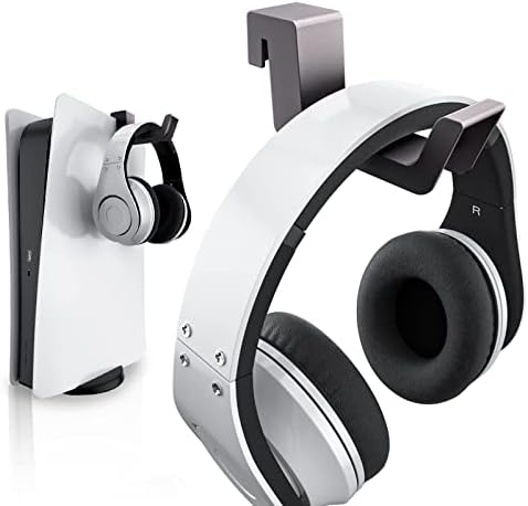 PS5 Kulaklık Standı, PS5 Kulaklık Kancası,PS5 Kulaklık Askısı, Evrensel Oyun Kulaklıklarıyla Uyumlu-Siyah