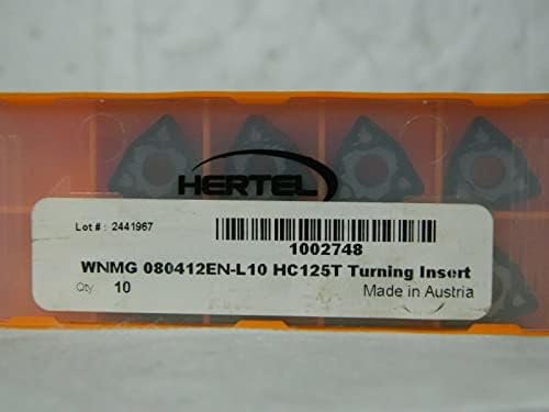 Hertel ile uyumlu WNMG433-L10 HC125T Karbür Dönüm Ekleme Adet 8 1002748
