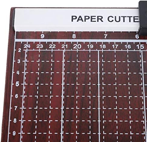 Sren Kağıt Kesme Aleti, Güvenlik Bıçaklı Doğru Kağıt Kesme Makinesi, Kraft el işi Kağıdı Fotoğrafı için 18,3 X 10,2 İnç