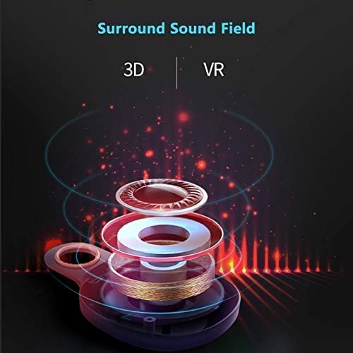 JYMYGS VR Kulaklıklar, 3D Sanal gerçeklik gözlükleri Kulaklık VR Gözlük 4.0-6.5 in için iPhone 12 / Pro / Max / Mini / 11/X/Xs/8