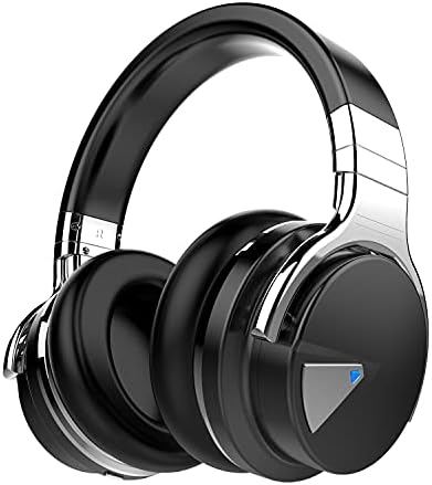 Qısebın E7 Aktif Gürültü Önleyici Kulaklıklar Mikrofonlu Bluetooth Kulaklıklar Derin Bas Kablosuz Kulaklıklar Aşırı Kulak,