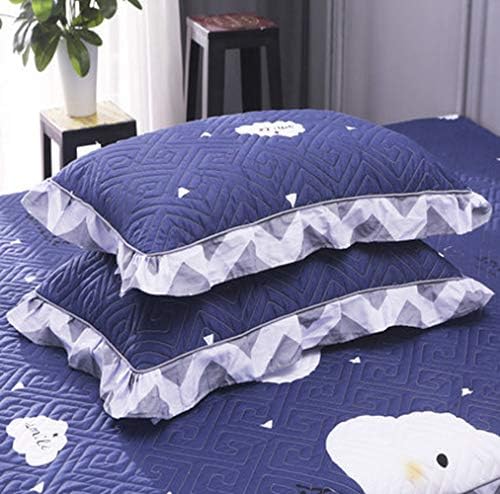 Yastık kılıfı pamuk kapitone yastıklı yastık kılıfı pamuk büyük yetişkin %100 tek yastık 48cmX74cm