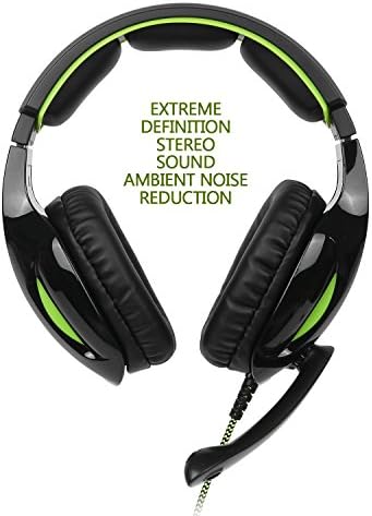SADES SA938 Stereo Gaming Headset için PS4, PC, gürültü Izolasyon Aşırı Kulak mikrofonlu kulaklıklar, Bas Surround, yumuşak