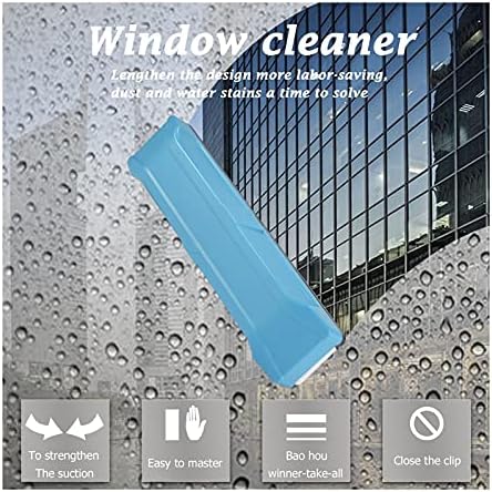 Ev Çekçek Çift Taraflı Cam Pencere Temizleyici ile Uzun Şerit Ev Temizlik Araçları Silecek Faydalı Yüzey Brushs Cam temizleyici