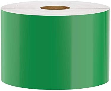 DuraLabel, LabelTac, VnM SignMaker, SafetyPro ve Diğerleri için Premium Vinil Etiket Bandı, Yeşil, 3 x 150'