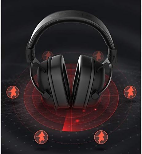 skko oyun kulaklığı oyun kulaklığı 7.1 Surround Ses ve Ayrılabilir Mic ile Yumuşak Bellek Earmuffs PC PS4 Laptop için Kulaklık
